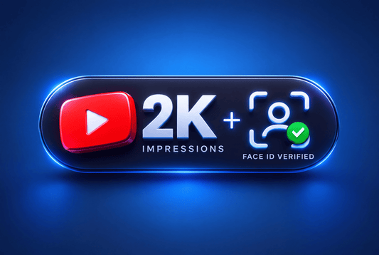 2K Impressions Account + Real Face ID Verified
